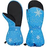 RunRRIn Kids Mittens - Waterproof Warm Winter Gloves for Boys and Girls, Thermal Insulated for Snow Play & Cold Weather