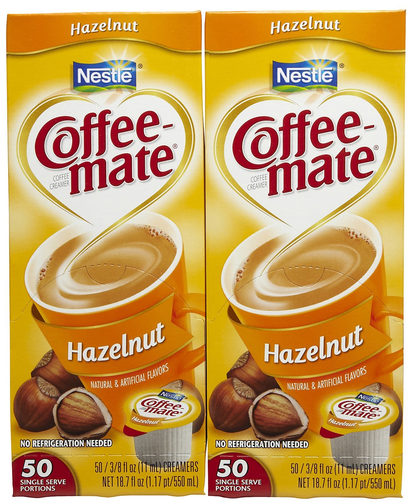 Coffeemate Liquid Creamer Singles French Vanilla 50 ct 2 pk