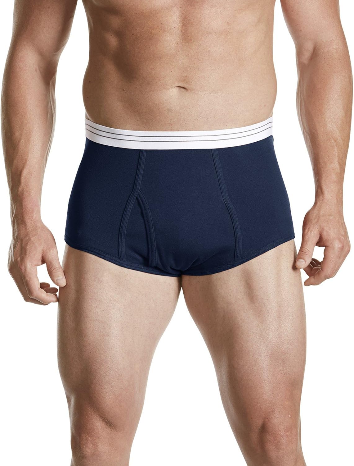 Harbor Bay by DXL Big and Tall 3-pk Color Briefs: Clothing