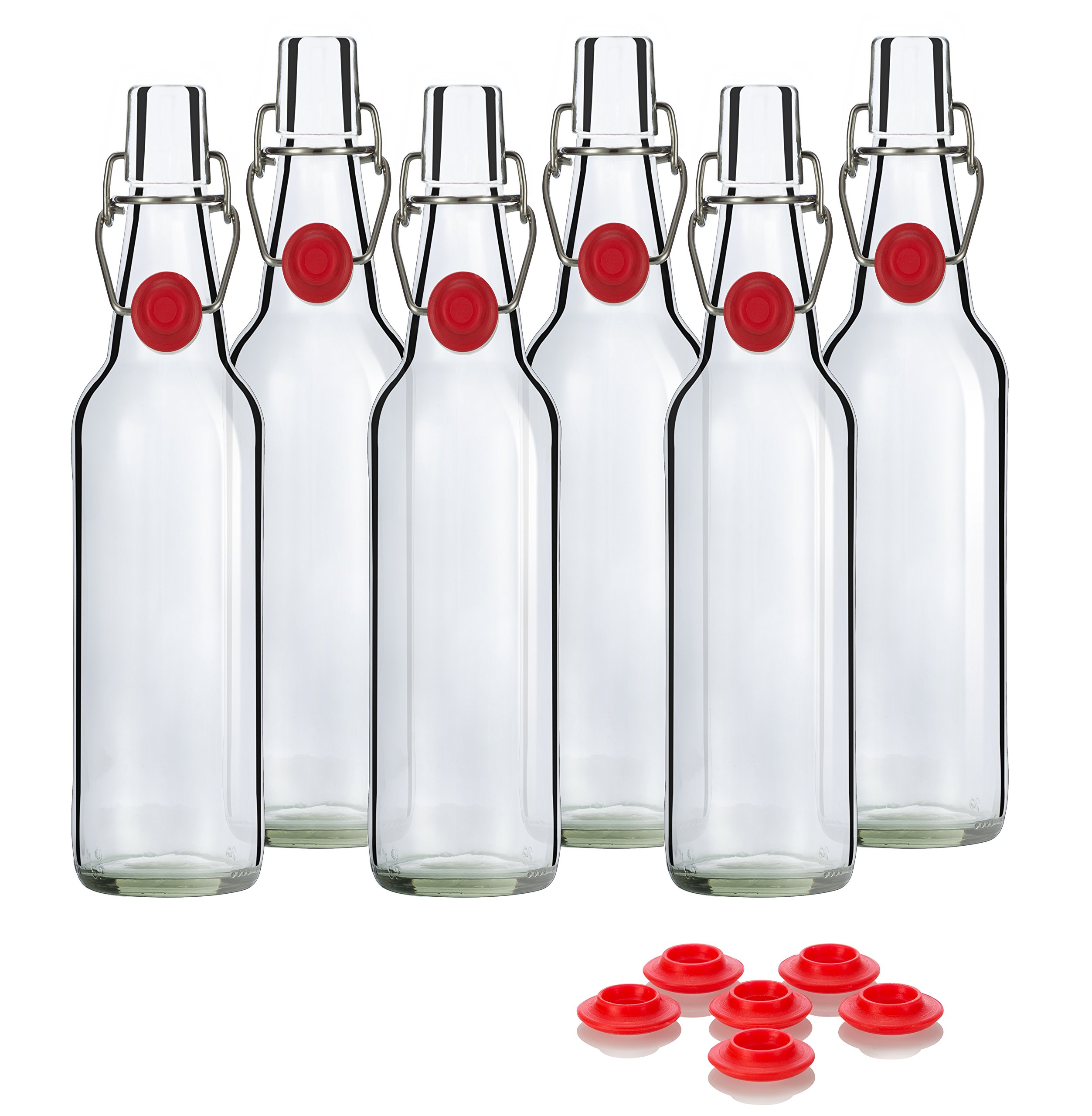 Swing Top Glass Bottles Flip Top Bottles For Kombucha, Kefir, Beer