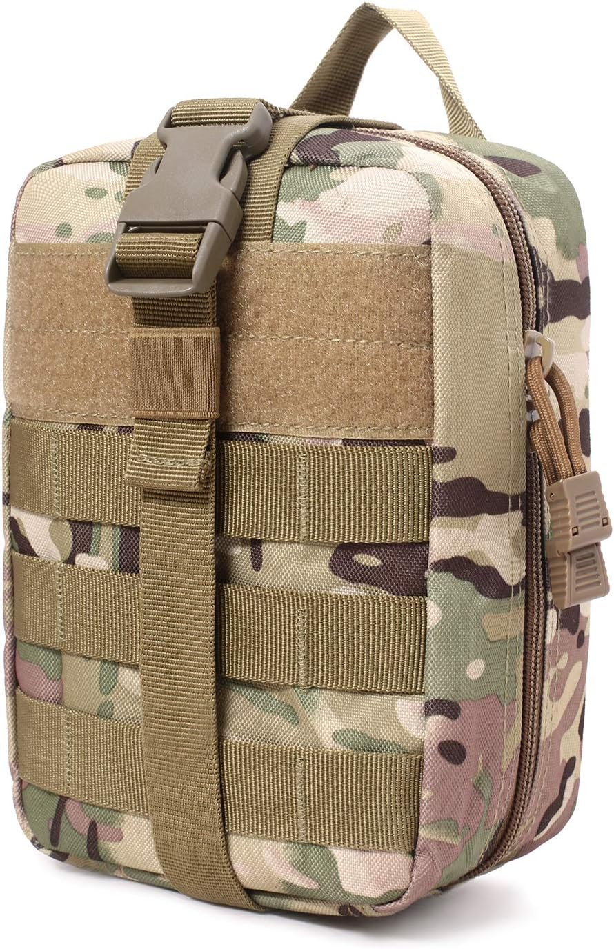 Honestptner First Aid Pouch, Rip-Away EMT 1000D Nylon Tactical Medical Molle Pouch