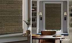 LazBlinds No Tools No Drill Cordless Bamboo Roman