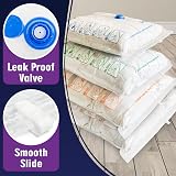 STORAGE MASTER Space Saver Bags 12 Pack with Double Zip Seal Vacuum Bags view 3