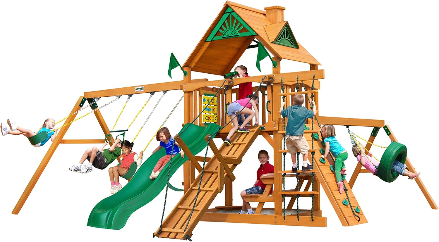tp snowdonia wooden swing set