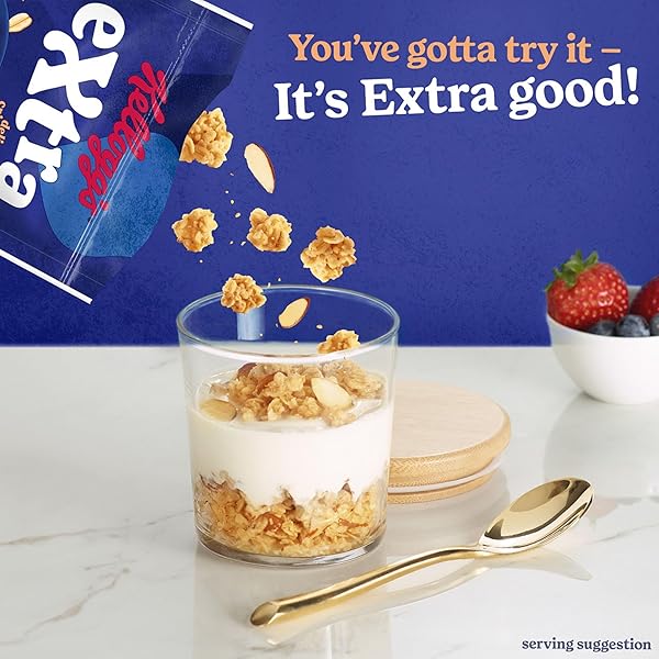 KELLOGG’S EXTRA GRANOLA, WHOLE GRAIN, ON-THE-GO SNACKS, TOASTED ALMOND, 11OZ BAG (1 BAG)