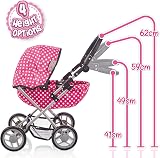 Molly Dolly My First Dolls Pram Adjustable Toy Pram 2-5 Years view 2