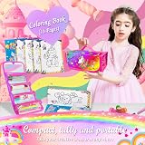 weirtoya Unicorn Washable Scented Markers Art Craft Set for Girls 4-8 Yrs view 5