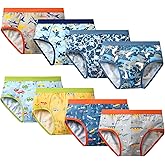 Hbhpov Boys Underwear, Toddler Boys Briefs 8 Pack Baby Kids Cotton Underpants 3-10 Years