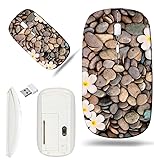 Luxlady Wireless Mouse White Base Travel 2.4G