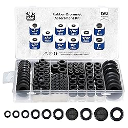 Rubber Grommet kit- Pack of 190 in 2 Types of