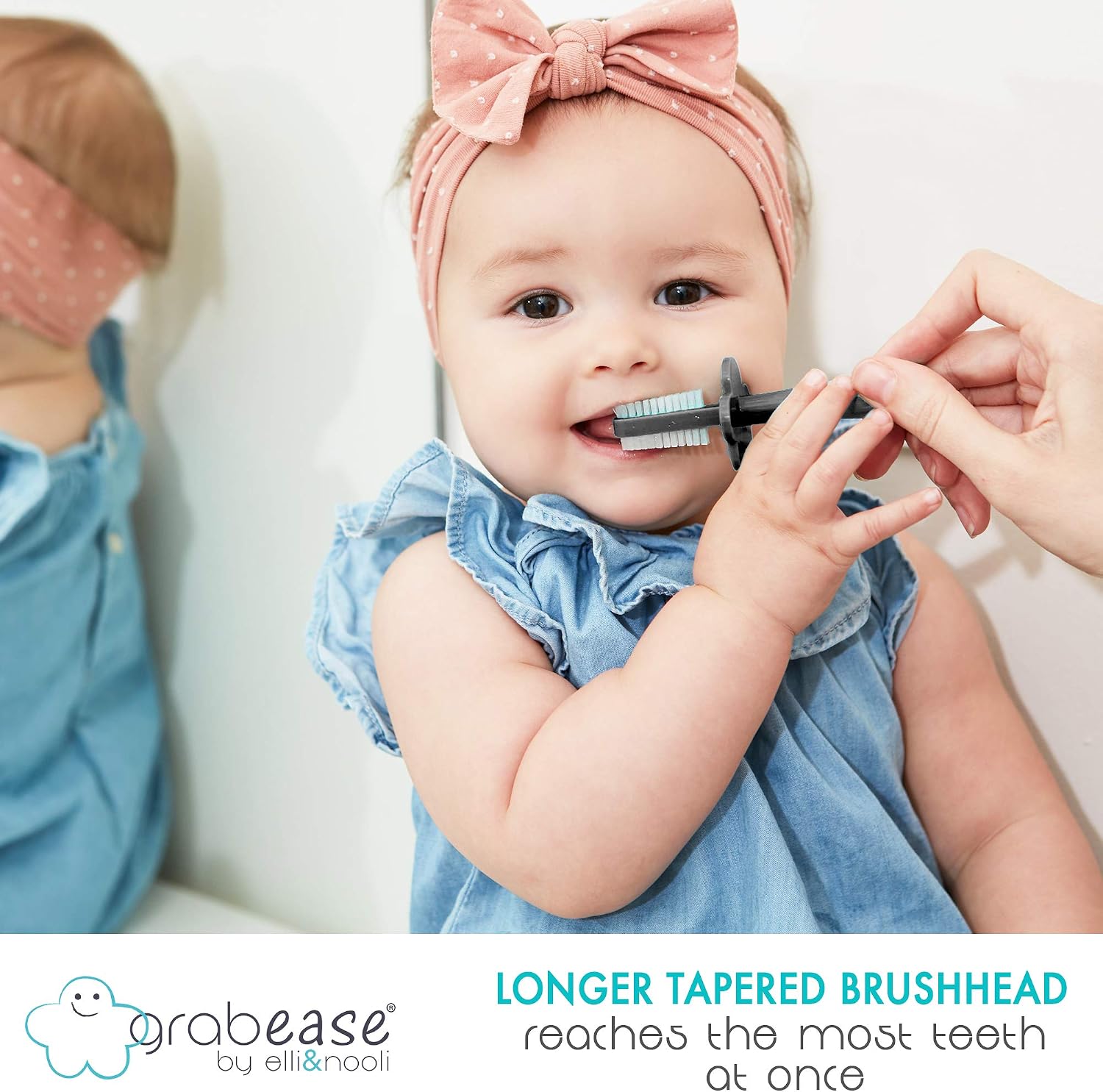 Grabease Baby Toothbrush Double Sidded Toothbrush Finger Toothbrush for Toddler Infant Toothbrush BPA-Free & Phthalate-Free for Baby & Toddler - Image 5