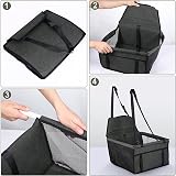 Wodondog Dog Car Booster Seat 40x32x25cm Oxford Cloth Small Pets Travel Carrier view 5