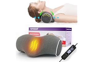 NIMOOD Neck Pillow Neck Stretcher for Pain Relief, Neck Cloud Magnetic Therapy Case/Graphene Heating Pad, Cervical Traction Device Neck Hump Corrector for TMJ Migraine Muscle Tension Spine Alignment