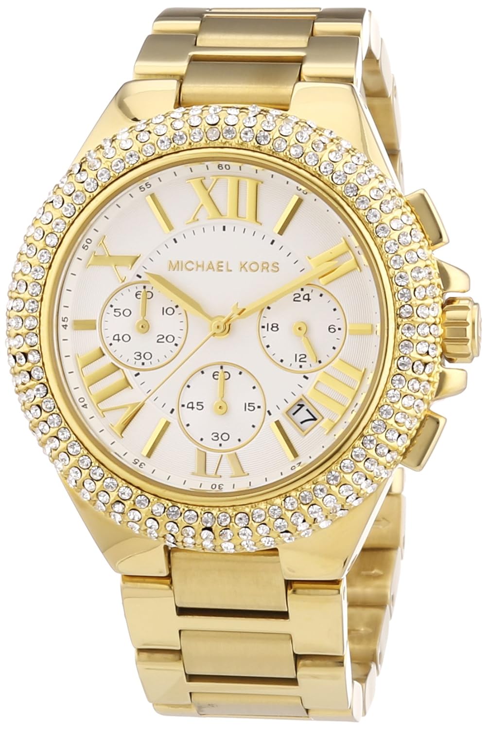 Michael Kors Women's MK5756 Bradshaw Crystal GoldTone Stainless Steel