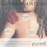 PureXT Exfoliating Glove Kessa Hammam Body Scrubber 250D Maroon view 3