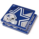 YouTheFan NFL Dallas Cowboys 3D Logo Series Coaster 4 x 4 (Pack of 12)