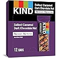 KIND Nut Bars, Salted Caramel & Dark Chocolate Nut, Healthy Snacks, Gluten Free, Low Sugar, 6g Protein, 12 Count
