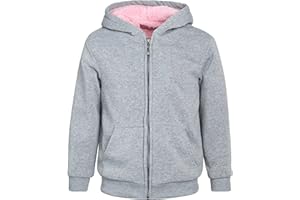 Coney Island Girls' Sweatshirt - Sherpa Lined Zip Hoodie (Size: 4-16)