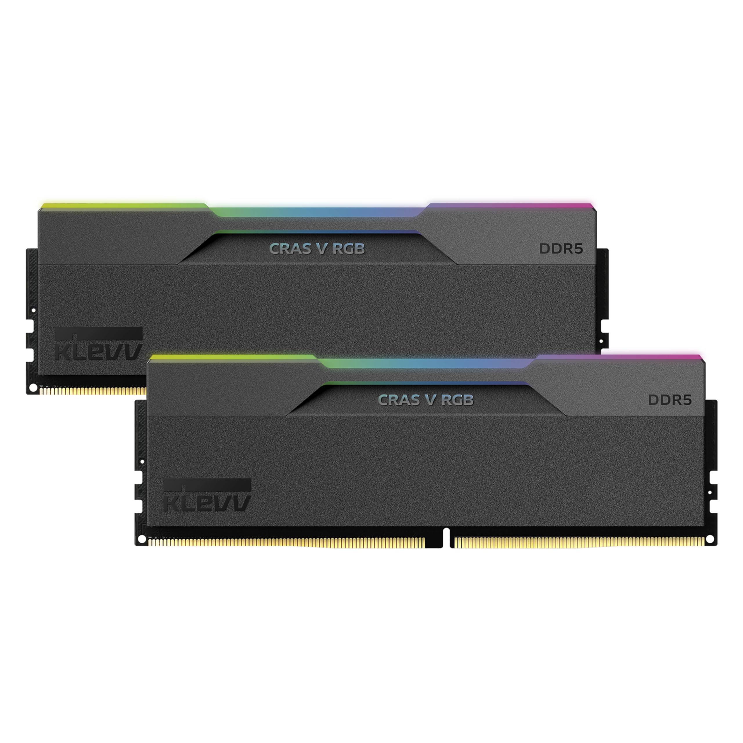 KLEVV CRAS V DDR5 RGB 32GB (2x 16GB) 7200MHz CL34 Gaming Memory RAM kit XMP 3.0 High Performance Overclocking 34-44-44-84