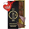 Ignite Dark Chocolate Bars - Premium Dark Chocolate Squares for Couples - 60% Cocoa, Vegetarian - Crafted with Epimedium and Maca Root for a Delightful Experience - Ideal for Men & Women - Pack of 1
