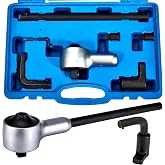 Gedlex Torque Multiplier 7pc 1:6.5 Torque Ratio Heavy Duty Torque Multiplier Wrench 1/2" Drive Input 170 Ft.lb/231N.m,3/4" Drive Output 1100Ft.lb/1500N.m for Car, Truck, RVs Maintenance