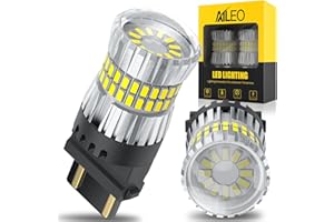 AILEO 3156 3157 LED Bulb White 6500K Reverse Light,500% Brighter Unique 1:1 Design 3056 3057 4157 3047 4057 3457 LED Bulbs with Projectors for TailLight, Backup light, DRL, Brake Parking Light,2PCS