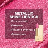 Oulac Metallic Shine Glitter Lipstick Pink High Impact 4.3 g 0.15 oz view 7