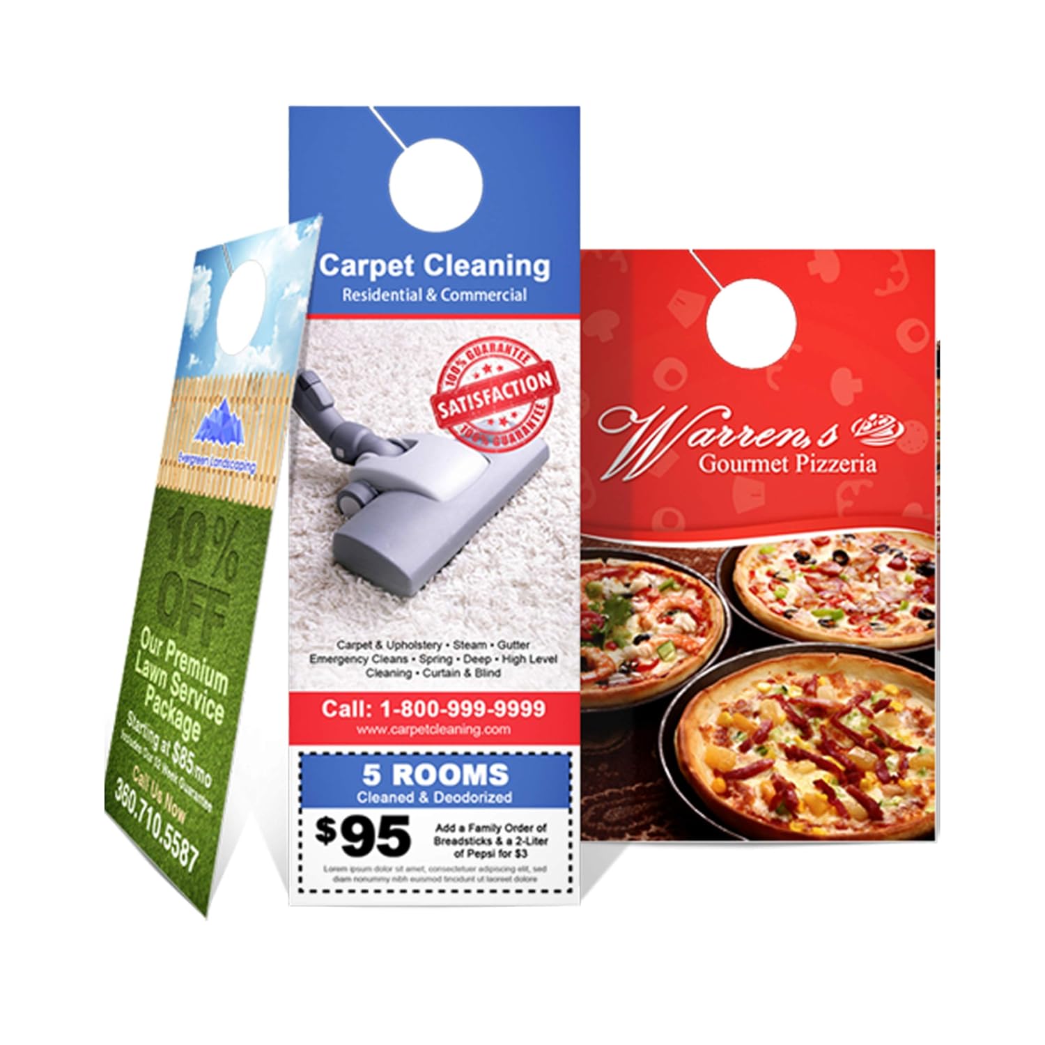 500 Premium Promotional Door Hangers 4 x 7