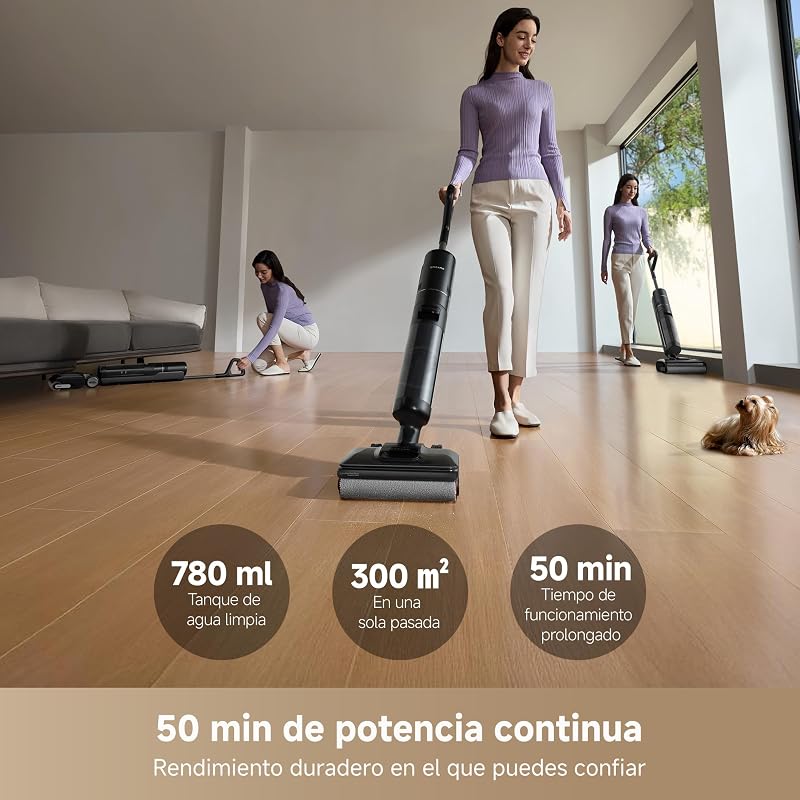 H12 Pro FlexReach Aspirador Seco y Húmedo, 18.000 Pa Succión
