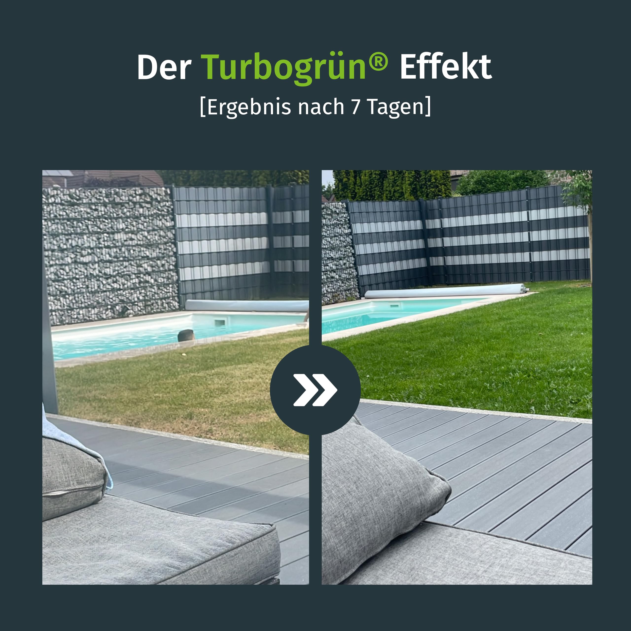 Turbogrün Rasendünger Sommer 20kg, gesunder Rasen verdrängt Moos, Ideal im Sommer, geeignet für Streuwagen, staubarmes Granulat, Rasen dünger, Rasenpflege 3