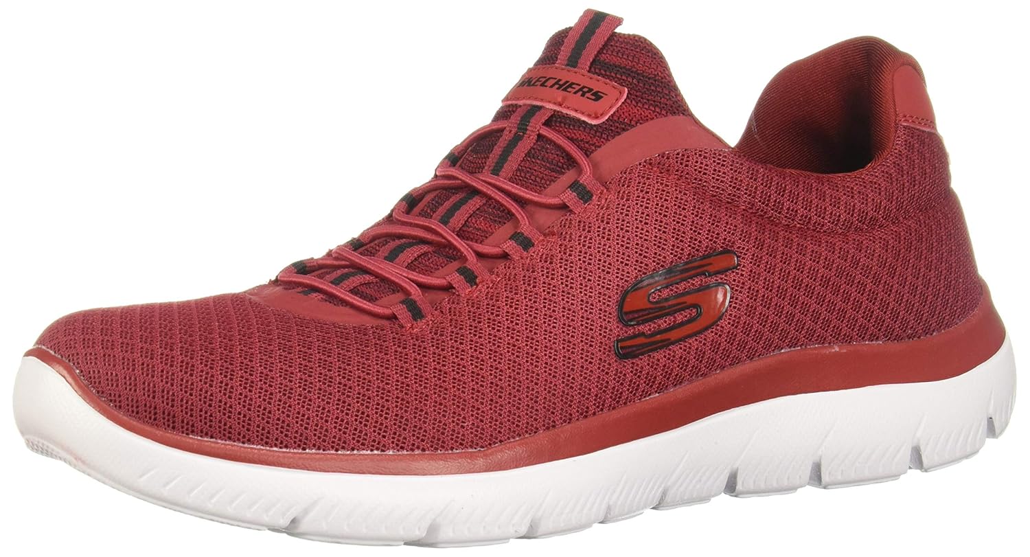 mens red skechers shoes