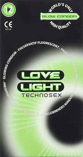 Love Light Glow Kondom 12er Kondome fluoreszierend 1er Pack(1 x 12 Stück)