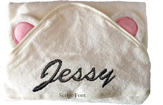 personalized baby towels
