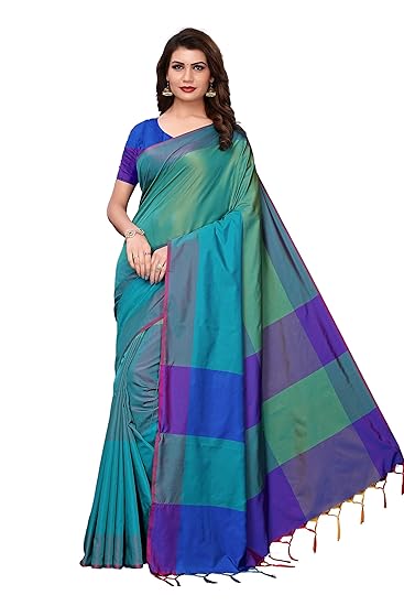 cotton with blouse piece Saree