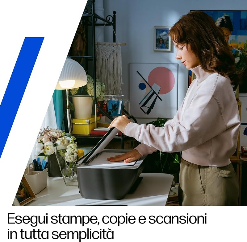 DeskJet 2920 89F97B, Stampante Multifunzione a Getto d'Inchiostro A4 a Colori, Fronte e Retro Manuale, 7,5 ppm, Wi-Fi, app, 3 Mesi di Inchiostro Instant Ink Inclusi, Nera
