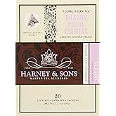 Harney & Sons Dragon Pearl Green Tea Sachets, Jasmine, 1.7 Oz