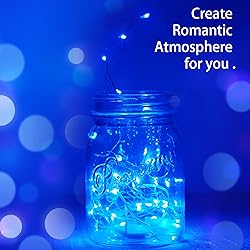 SunKite 16 Packs 20 LED Blue Fairy String Lights