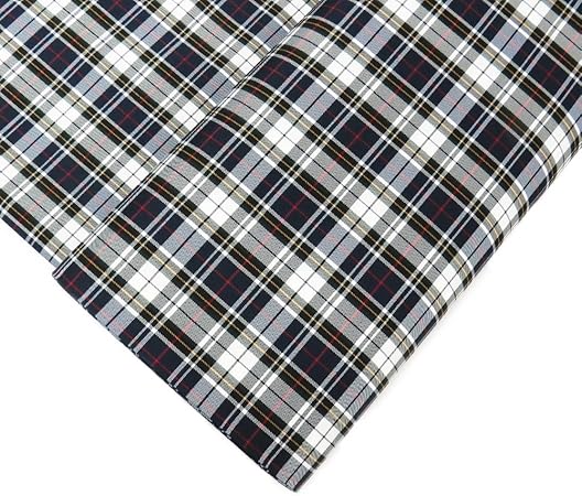 polyester tartan fabric by the yard