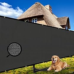 Shade&Beyond 3'x240' Dark Grey Privacy Screen