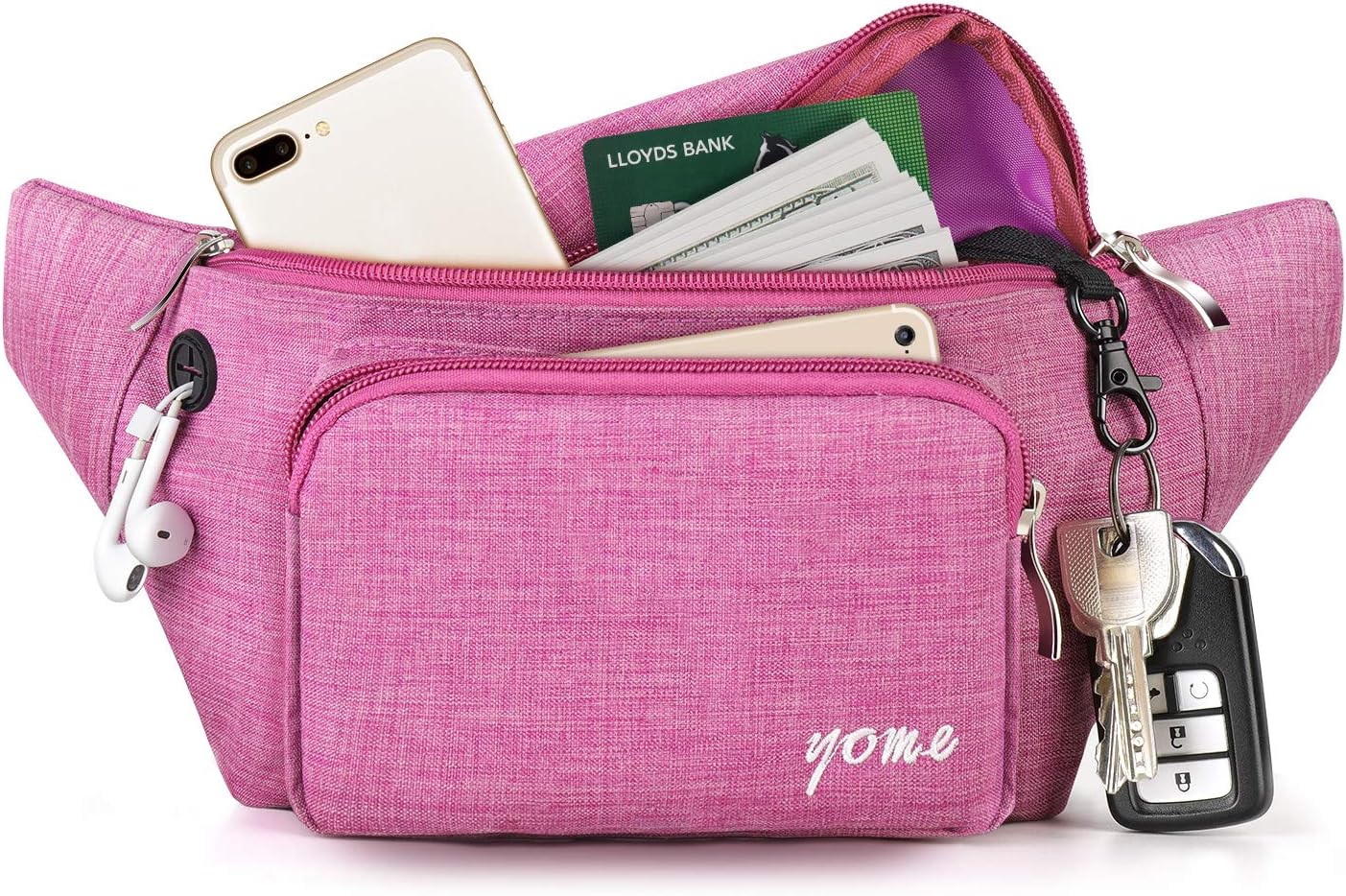 Fanny Pack for Men and Women, Yome Waist Pack Belt Bags with Adjustable Strap