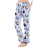 PajamaMania Women's Plush Fleece Pajama Pants with Pockets