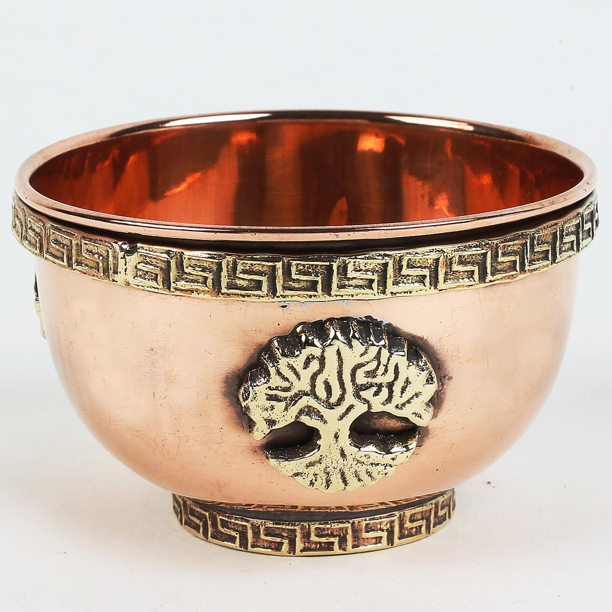 Indian Consigners Small Altar Witchcraft Serving, Offering or Smudging Bowl (Tree Of Life Bowl), (ICCB)