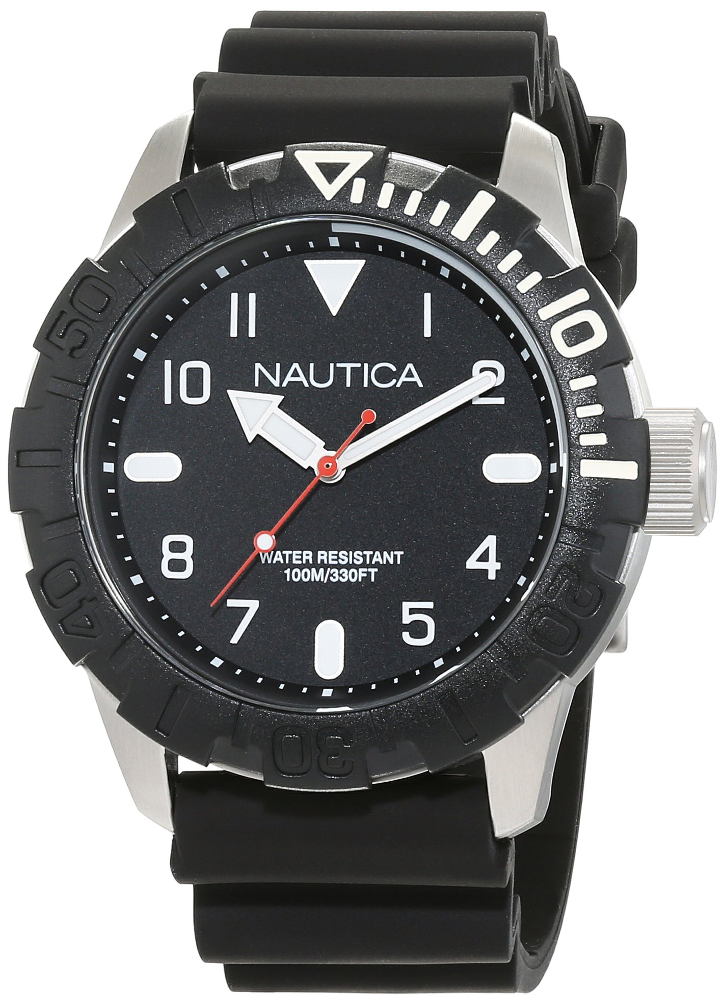 Nautica Men's Analogue Quartz Watch with Silicone Strap – NAD09519G