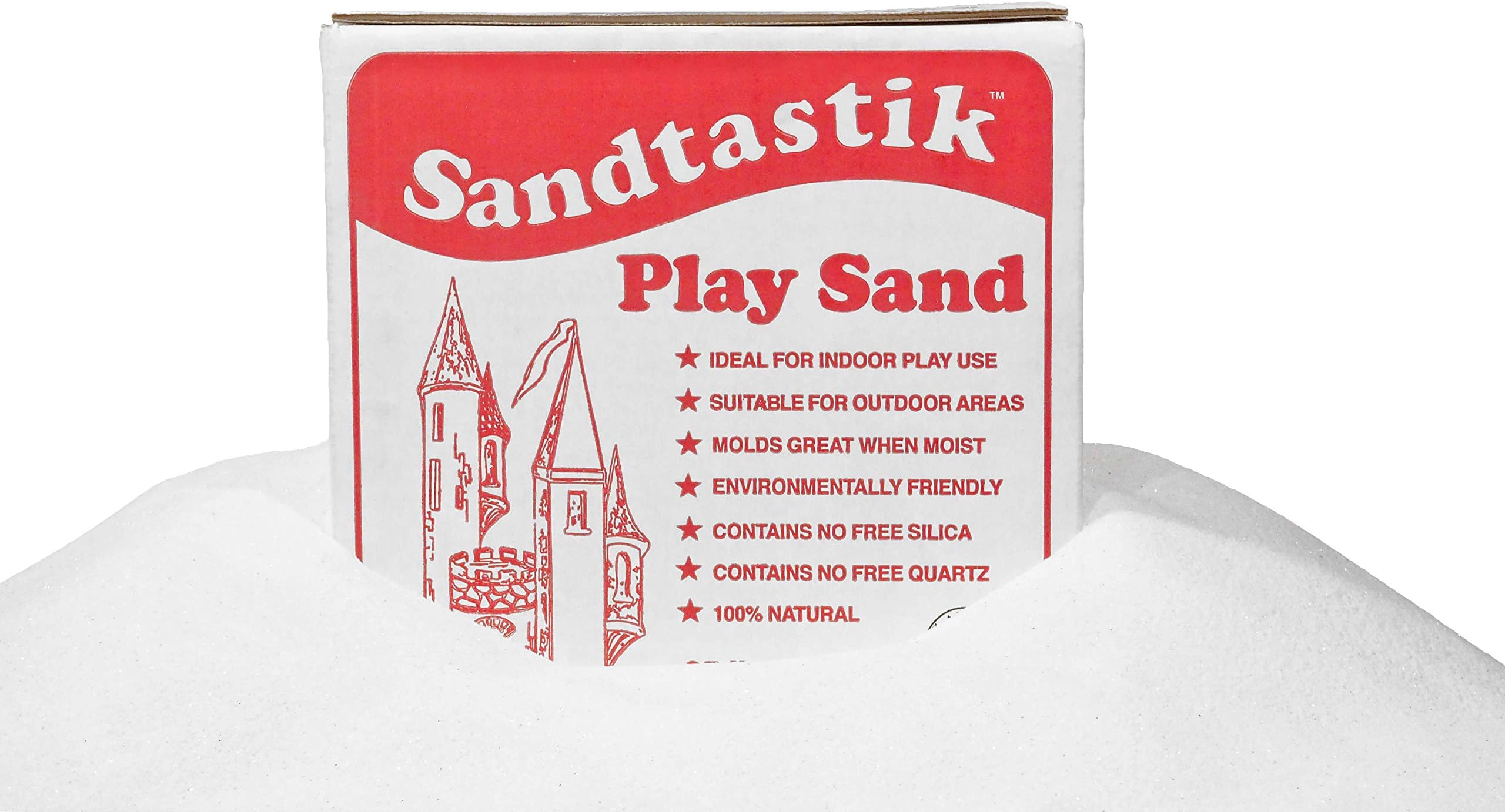 Sandtastik White Play Sand 2 Pack