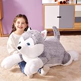 IKASA Large Husky Stuffed Animal Plush 78cm Giant Fluffy Toy Gift view 8