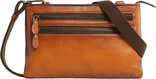 Amazon Co Jp 三京商会 日本製 本革 メンズ ショルダーバッグ レザー サコッシュ ブラウン シューズ バッグ