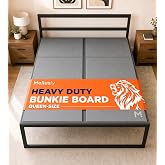 Meliusly Heavy Duty Bunkie Board Queen Size (60x80) - Under Bed Support | Non-Slip Breathable Support &ndash; Ultra-Low 0.4" Profile, Noise-Free, Silicone Grip, Anti-Sag Slat Foundation, Moisture Resistant