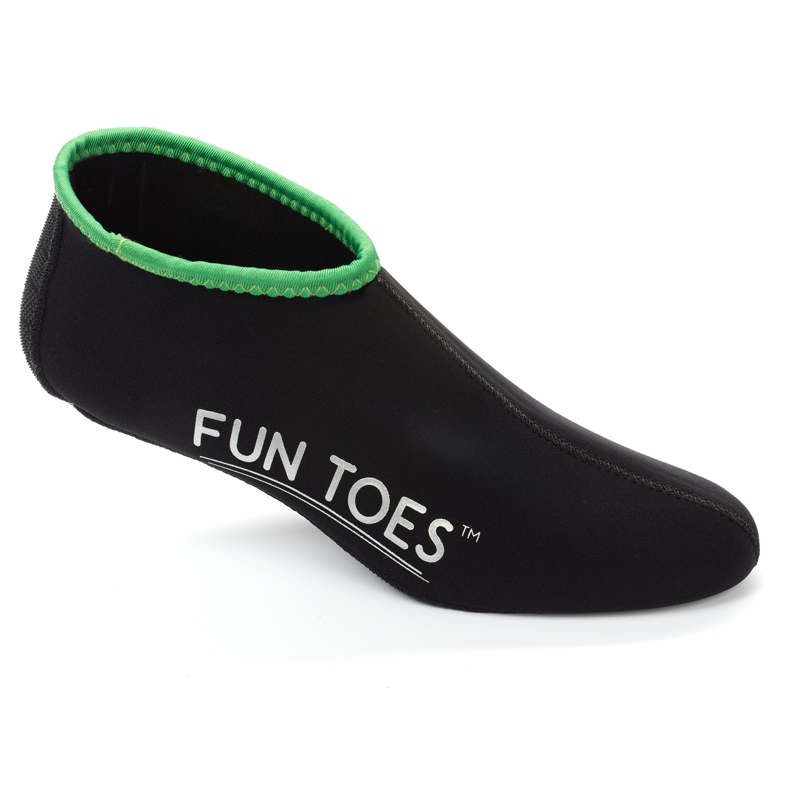 FUN TOES 2.5MM Neoprene Socks for Water Sports Women Men 2 PAIRS Fin