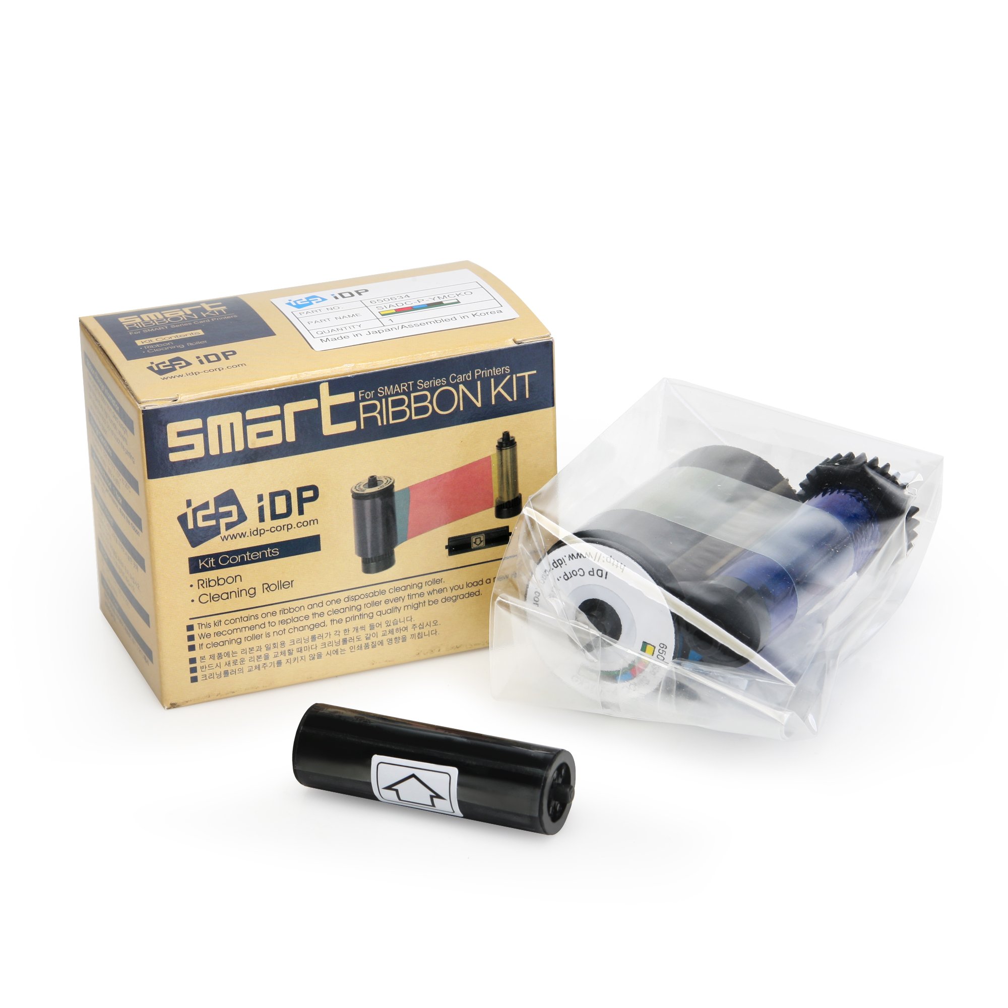 IDP 650634 Color Ribbon - YMCKO - 250 Prints by IDP