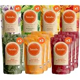 Brodo Bone Broth Bundle, Variety and Classic Packs, 8.3 oz (12 Cups Total)